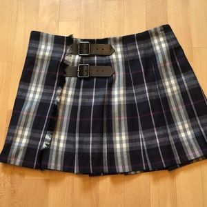 Genuine Burberry Plaid Skirt